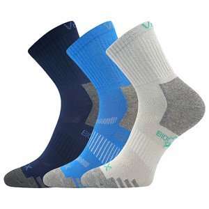 Chlapecké ponožky VoXX - Boazik kluk, modrá, šedá Barva: Mix barev, Velikost: 25-29