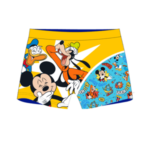 Mickey Mouse - licence Chlapecké koupací boxerky - Mickey Mouse 5244A406, žlutá Barva: Žlutá, Velikost: 98-104