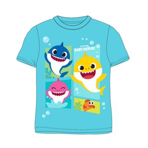 Chlapecké tričko - Baby Shark 5202022, tyrkysová Barva: Tyrkysová, Velikost: 104