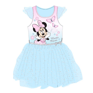 Minnie Mouse - licence Dívčí šaty - Minnie Mouse 52236341, světle modrá Barva: Modrá světle, Velikost: 110