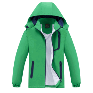Chlapecká jarní, podzimní bunda - KUGO B2868, zelená Barva: Zelená, Velikost: 98