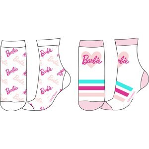Barbie- licence Dívčí ponožky - Barbie 5234323, bílá Barva: Bílá, Velikost: 23-26