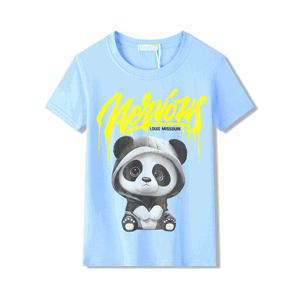 Chlapecké tričko - KUGO FC0337, světle modrá Barva: Modrá světle, Velikost: 110