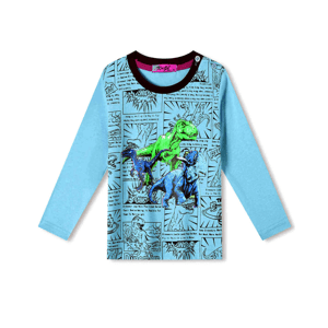 Chlapecké tričko - KUGO HC0751, modrá Barva: Tyrkysová, Velikost: 110