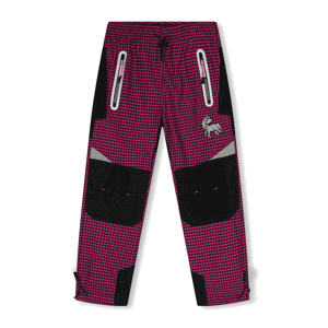 Dívčí outdoorové kalhoty - KUGO G9650, fialovorůžová Barva: Fialovorůžová, Velikost: 110
