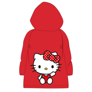 Hello Kitty - licence Dívčí pláštěnka - Hello Kitty 52282328, červená Barva: Červená, Velikost: 98-104
