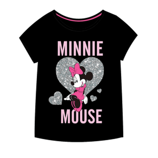 Minnie Mouse - licence Dívčí tričko - Minnie Mouse 52029491KOM, černá Barva: Černá, Velikost: 134