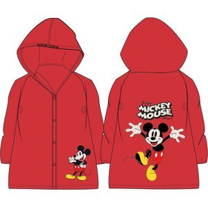 Mickey Mouse - licence Chlapecká pláštěnka - Mickey Mouse 5228B507, červená Barva: Červená, Velikost: 98-104
