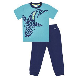 Chlapecké pyžamo - Winkiki WKB 91168, tyrkysová/ tmavě modrá Barva: Tyrkysová, Velikost: 110