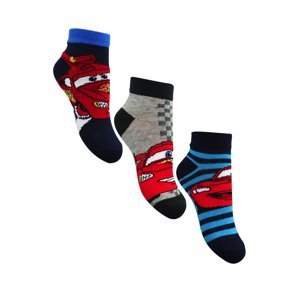 Chlapecké ponožky, kotníkové - SETINO Auta ST- 881-068 , vel. 23-34 Barva: Šedá, Velikost: 23-26