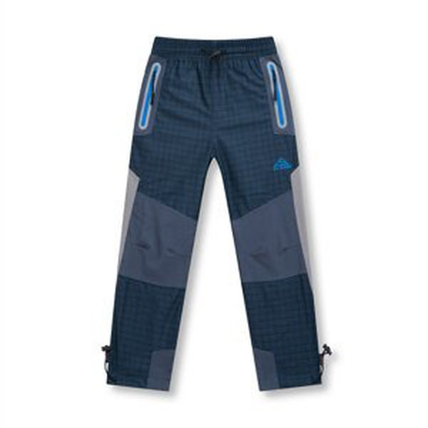 Chlapecké zateplené outdoorové kalhoty - KUGO H9891,vel.98-128 Barva: Sedomodrá, Velikost: 104