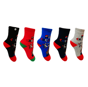 Dětské ponožky Aura.Via - SGV5115, vel.24-35 Barva: Černá, Velikost: 24-27