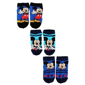 Chlapecké ponožky, kotníkové - SETINO Mickey Mouse 28 , vel. 23-34 Barva: Vzor 3, Velikost: 23-26