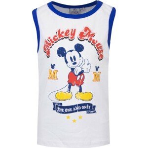Mickey Mouse - licence Chlapecké tílko Mickey Mouse SE 1424 , vel. 98-128 Barva: Bílá, Velikost: 104