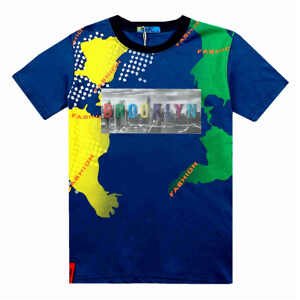Chlapecké triko 3D - KUGO TM0322, vel.134-164 Barva: Modrá, Velikost: 152