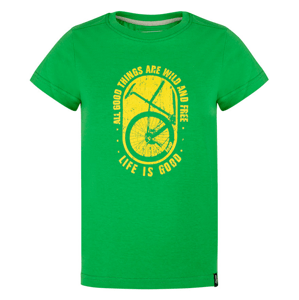 Chlapecké triko - LOAP Baakis, zelená Barva: Zelená, Velikost: 110-116