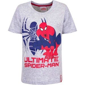 Spider Man - licence Chlapecké triko - Spider Man HM6650 , vel. 98-128 Barva: Světle šedý melír, Velikost: 98