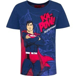 superman-licence Chlapecké triko Superman ET1246, vel. 98-128 Barva: Sedomodrá, Velikost: 98