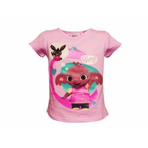 Dívčí triko - SETINO Králíček Bing 962-622, růžová světlá Barva: Růžová světlejší, Velikost: 110