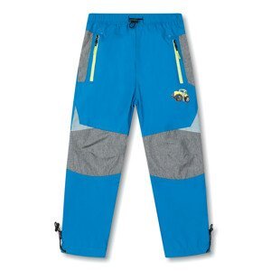 Chlapecké šusťákové kalhoty, zateplené - KUGO K6973, modrotyrkysová Barva: Modrotyrkysová, Velikost: 98