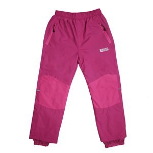 Dívčí šusťákové kalhoty, zateplené - Wolf B2072, fialovorůžová Barva: Fialovorůžová, Velikost: 128