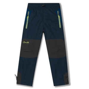 Chlapecké zateplené outdoorové kalhoty - KUGO C7871, tmavě modrá Barva: Modrá tmavě, Velikost: 98