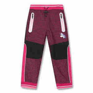 Dívčí zateplené outdoorové kalhoty - KUGO C7870, růžová sytě Barva: Růžová sytě, Velikost: 80