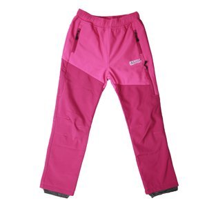 Dívčí softschellové kalhoty, zateplené - Wolf B2097, růžová Barva: Růžová, Velikost: 98