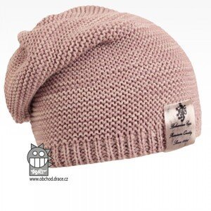 Pletená čepice Dráče - Colors 03, starorůžová Barva: Růžová, Velikost: 48-50