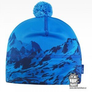 Chlapecká zimní funkční čepice Dráče - Flavio 105, modrá Barva: Modrá, Velikost: XL 56-58