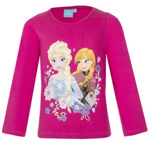 Frozen - licence Dívčí tričko - Frozen 130, tmavší růžová Barva: Růžová, Velikost: 104