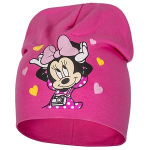 Minnie Mouse - licence Dívčí čepice - Minnie Mouse 386, sytě růžová Barva: Růžová, Velikost: velikost 52