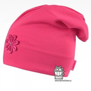 Bavlněná čepice Dráče - Maja 02, růžová střední Barva: Růžová, Velikost: 50-52