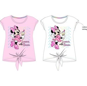 Minnie Mouse - licence Dívčí tričko - Minnie Mouse 52029475, bílá Barva: Bílá, Velikost: 110