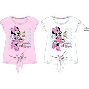 Minnie Mouse - licence Dívčí tričko - Minnie Mouse 52029475, bílá Barva: Bílá, Velikost: 116