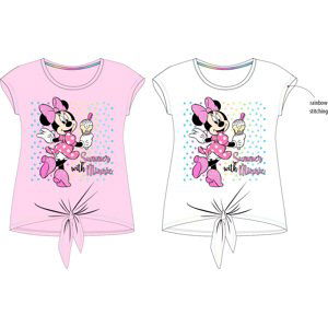 Minnie Mouse - licence Dívčí tričko - Minnie Mouse 52029475, bílá Barva: Bílá, Velikost: 122
