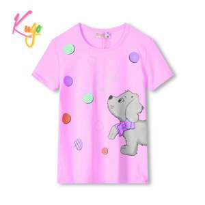 Dívčí tričko - KUGO KC2301, fialková Barva: Fialková, Velikost: 98
