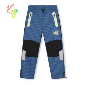 Chlapecké plátěné kalhoty - KUGO FK7601, tyrkysová Barva: Tyrkysová, Velikost: 116