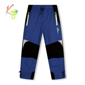 Chlapecké plátěné kalhoty - KUGO FK7605, modrá Barva: Modrá, Velikost: 116