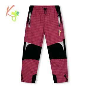 Dívčí plátěné kalhoty - KUGO FK7605, růžová Barva: Růžová, Velikost: 128