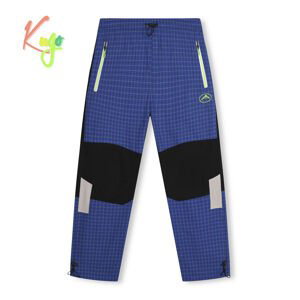 Chlapecké plátěné kalhoty - KUGO FK7607, modrá Barva: Modrá, Velikost: 170
