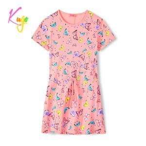 Dívčí šaty - KUGO CS1028, lososová Barva: Lososová, Velikost: 116