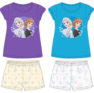 Frozen - licence Dívčí pyžamo - Frozen 5204A317, fialová / smetanová Barva: Fialová, Velikost: 110