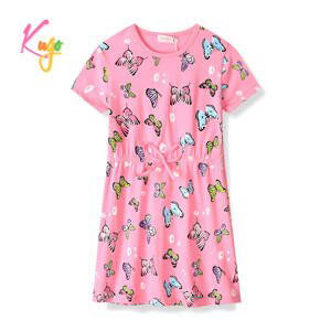 Dívčí šaty - KUGO HS9276, světle růžová Barva: Růžová, Velikost: 116