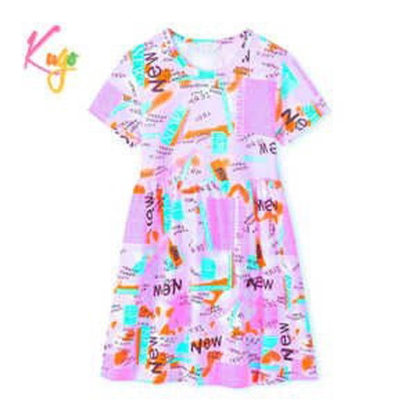 Dívčí šaty - KUGO KS2308, fialková Barva: Fialková, Velikost: 134