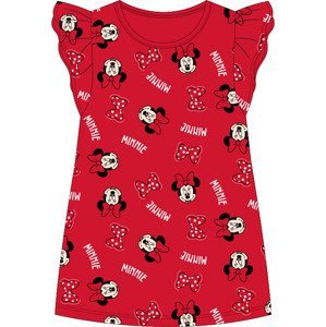 Minnie Mouse - licence Dívčí noční košile - Minnie Mouse 5204A327, červená Barva: Červená, Velikost: 98-104
