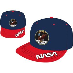 Nasa - licence Chlapecká kšiltovka - NASA 5239264, tmavě modrá / červená Barva: Modrá tmavě, Velikost: velikost 56