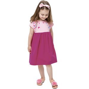 Dívčí šaty - WINKIKI WKG 91367, růžová Barva: Růžová, Velikost: 98