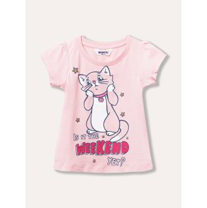 Dívčí tričko - Winkiki WKG 31121, světlonce růžová Barva: Růžová, Velikost: 116