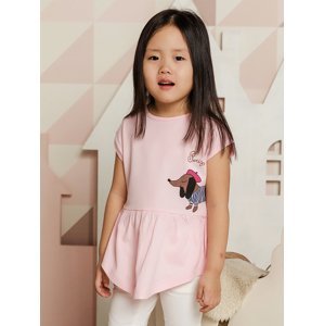 Dívčí tričko - Winkiki WKG 91365, světle růžová Barva: Růžová, Velikost: 104